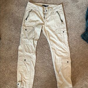 Women’s Beige Cargo Pants